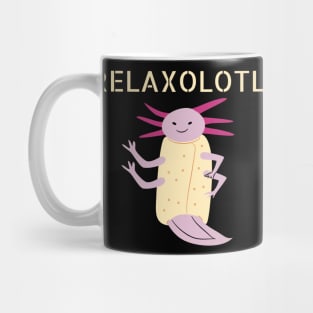 Funny Relaxolotl - Walking Fish Mug